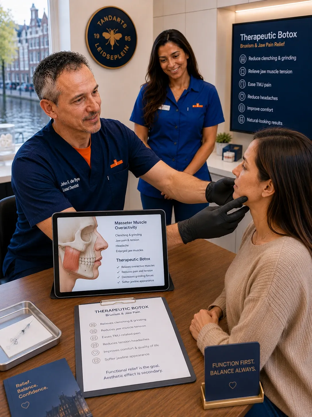 Therapeutische botox — bruxisme & kaakpijn | Tandarts Leidseplein Therapeutische botox — bruxisme & kaakpijn | Tandarts Leidseplein
